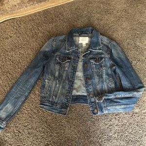 Cropped denim Jean jacket